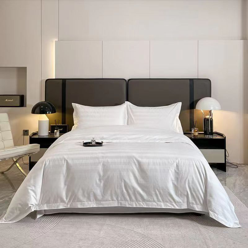 Strisce di biancheria da hotel Shet da letto poli-cotton