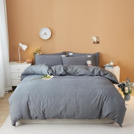 Foglio del letto in poliestere minimalista set chic morbido