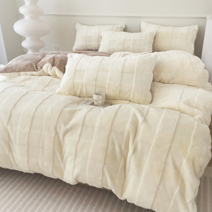 Set di biancheria da letto in velluto di latte raffinato morbido