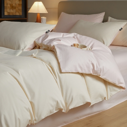 Foglio da letto di cotone puro 3 pezzi set morbido traspirante